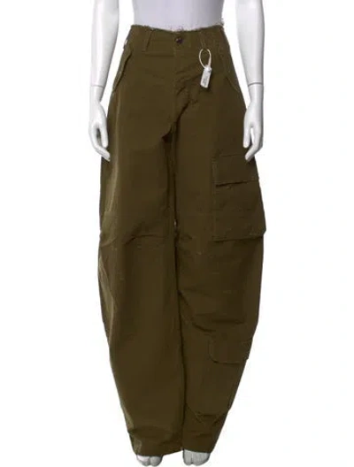 Pre-owned Darkpark Wide Leg Pants W/ Tags In Green