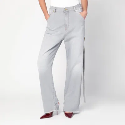 DARKPARK DARKPARK WIDE WASHED GREY LISA JEANS