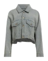 Darkpark Woman Denim Outerwear Blue Size M Cotton