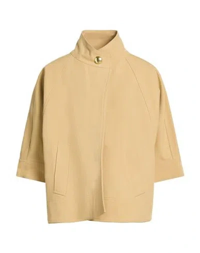 Darkpark Woman Jacket Sand Size S Cotton In Neutral