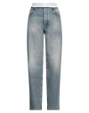 Shop Darkpark Woman Jeans Blue Size 27 Cotton