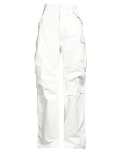 Darkpark Woman Jeans White Size 28 Cotton