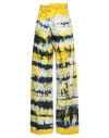 Darkpark Woman Denim Pants Yellow Size 26 Cotton In Yellow