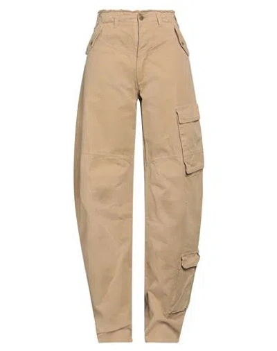 DARKPARK DARKPARK WOMAN PANTS BEIGE SIZE 27 COTTON