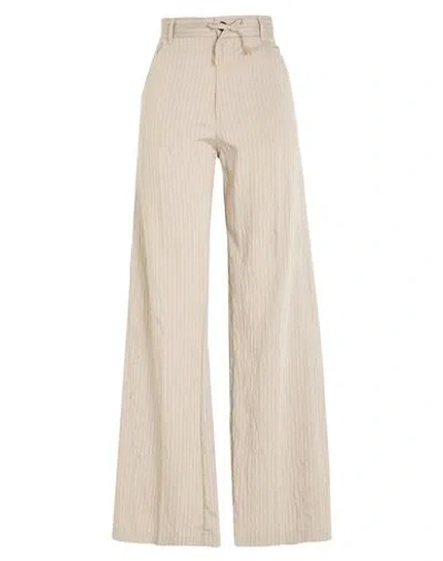 Darkpark Woman Pants Beige Size 28 Modal, Polyamide, Pes In Neutral