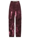 Darkpark Daisy Tie-dye Wide-leg Trousers In Red