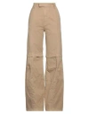 Darkpark Woman Pants Camel Size 27 Cotton