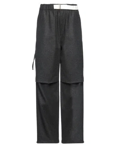 Darkpark Woman Pants Grey Size 2 Wool In Gray