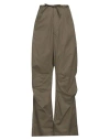 Darkpark Woman Pants Military Green Size 6 Cotton In Green