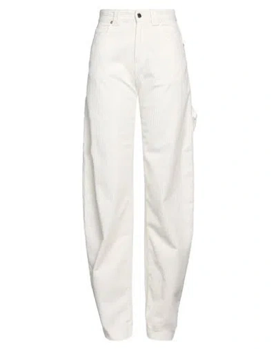 Darkpark Woman Pants White Size 2 Cotton