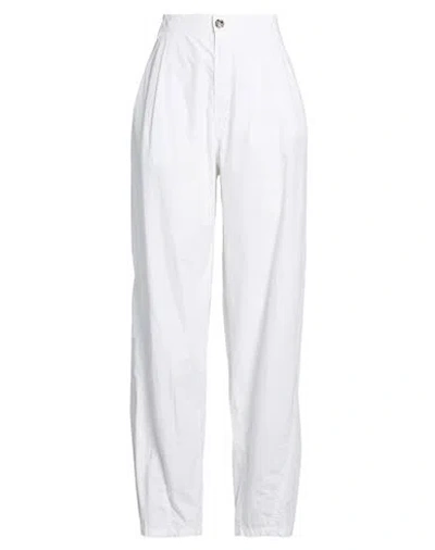 Darkpark Woman Pants White Size 4 Cotton