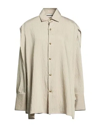 Darkpark Woman Shirt Beige Size S Modal, Polyamide, Pes In Brown