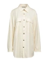 Darkpark Woman Shirt Cream Size M Virgin Wool In White