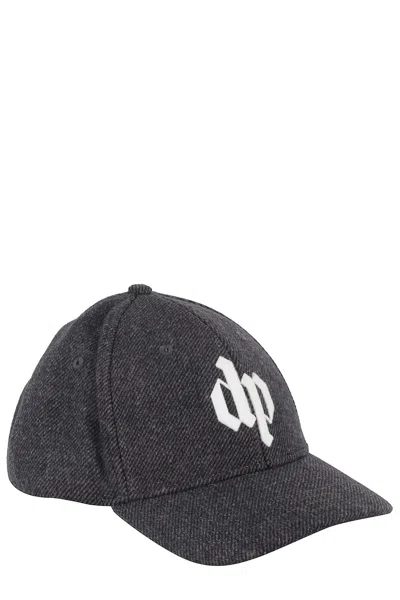 DARKPARK WOOL LOGO EMBROIDERED BASEBALL CAP