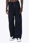 Darkpark Wool Track Trousers Featuring Elastic Waistband In Blue