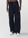 Darkpark Wool Track Trousers Featuring Elastic Waistband In Black