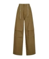 Darkpark Workwear Wide-leg Pants In Brown