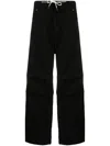 Darkpark Straight-leg Casual Pants In Black