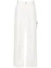 Darkpark Lisa Chain Loose Fit Carpenter Denim In White