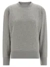 Darkpark Comfortable Crew Neck Long Sleeve Sweatshirt In Gray