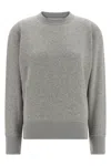 Darkpark Comfortable Crew Neck Long Sleeve Sweatshirt In Gray