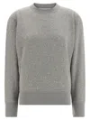 Darkpark Crewneck Sweater Dont Take Me Off Ever In Jersey In Gray