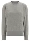 Darkpark Crewneck Sweater Dont Take Me Off Ever In Jersey In Gray