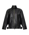 Darkpark Zip-up Coat In Black