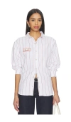 Darlin Mechanic Button Down Shirt In Multi
