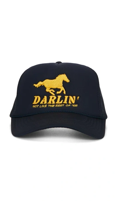 Darlin Not Like The Rest Trucker Hat In Metallic