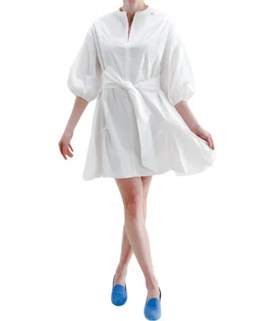 Darling Garden Party Dress In White