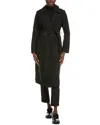 Darling Haze Trench Coat In Black