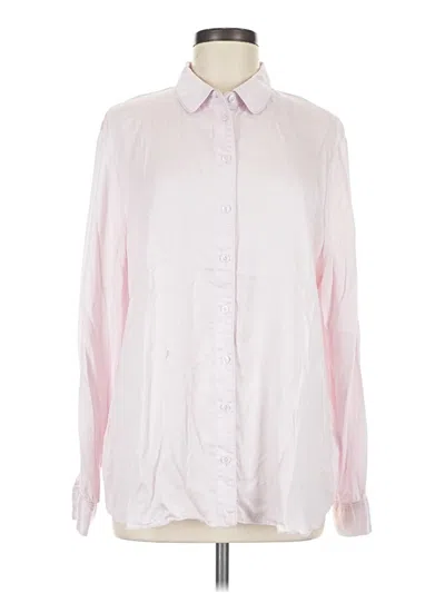 Pre-owned Darling Long Sleeve Button Down Shirt In Pink