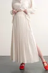 Darling Prudence Maxi Skirt In Pearl In Beige