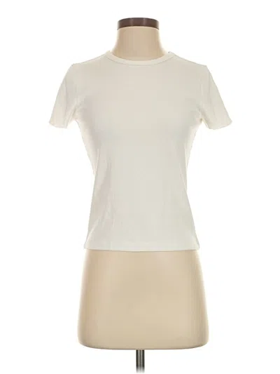 Pre-owned Darling Short Sleeve Turtleneck In Ivory