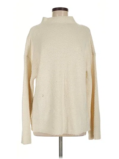 Pre-owned Darling Turtleneck Sweater In Ivory