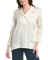 Darling Zippy Blouse In Yellow