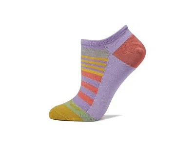 Darn Tough Vermont Beachcomber No Show Lightweight Women's Crew Cut Socks Shoes Lavender: Md (us 7.5-9.5) In Purple