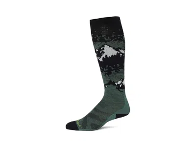Darn Tough Vermont Cold Smoke Otc Lightweight Men's Crew Cut Socks Shoes Moss: Xl (us 12.5-14.5) In Green