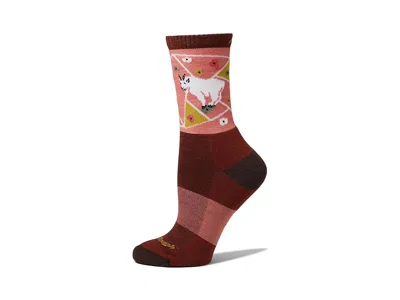 Darn Tough Vermont Critter Club Micro Crew Lightweight With Cushion Women's Crew Cut Socks Shoes Canyon: Sm (us 4.5-7) In Multi