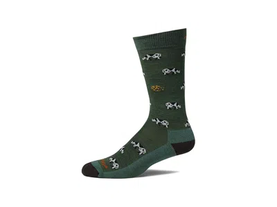 Darn Tough Vermont Dairy Air Crew Lightweight With Cushion Men's Knee High Socks Shoes Pasture: Sm (us 5.5-7.5) In Green