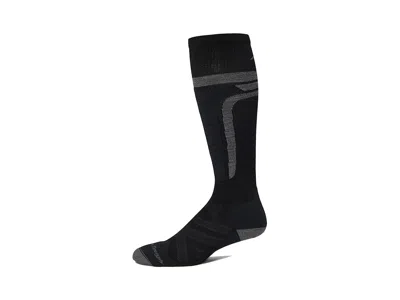 Darn Tough Vermont Edge Otc Midweight With Cushion W/ Padded Shin Men's Crew Cut Socks Shoes Black: Sm (us 5.5-7.5)