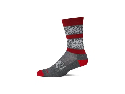 Darn Tough Vermont Elsa Crew Lightweight With Cushion Women's Crew Cut Socks Shoes Gray: Xl (us 14.5-16.5)