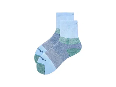 Darn Tough Vermont Kids' Hill Topper Micro Crew Heavyweight With Full Cushion Quarter Length Socks Shoes Dragonfly: Lg (us 3-