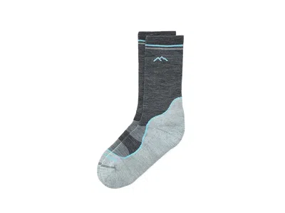 Darn Tough Vermont Light Hiker Boot Lightweight With Cushion Women's Crew Cut Socks Shoes Slate: Lg (us 10-11.5) In Gray