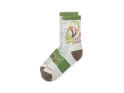 Darn Tough Vermont Mellow Mushrooms Micro Crew Lightweight With Cushion Women's Crew Cut Socks Shoes Ash: Md (us 7.5-9. In Gray