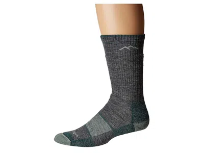 Darn Tough Vermont Merino Wool Boot Socks Full Cushion Women's Crew Cut Socks Shoes Slate: Lg (us 10-11.5) In Gray