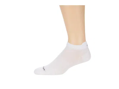 Darn Tough Vermont Run No Show Tab Ultra-lightweight Men's Crew Cut Socks Shoes White: Md (us 8-9.5)