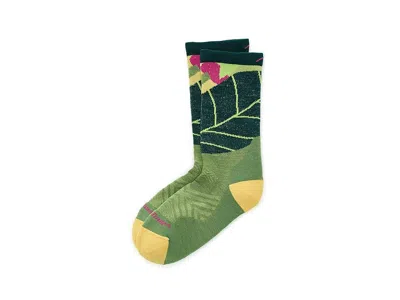 Darn Tough Vermont Run Wild Micro Crew Ultra-lightweight With Cushion Sock Palm: Md One Size In Green