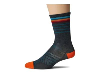 Darn Tough Vermont Stride Micro Crew Ultra-lightweight Men's Crew Cut Socks Shoes Charcoal: Md (us 8-9.5) In Multi